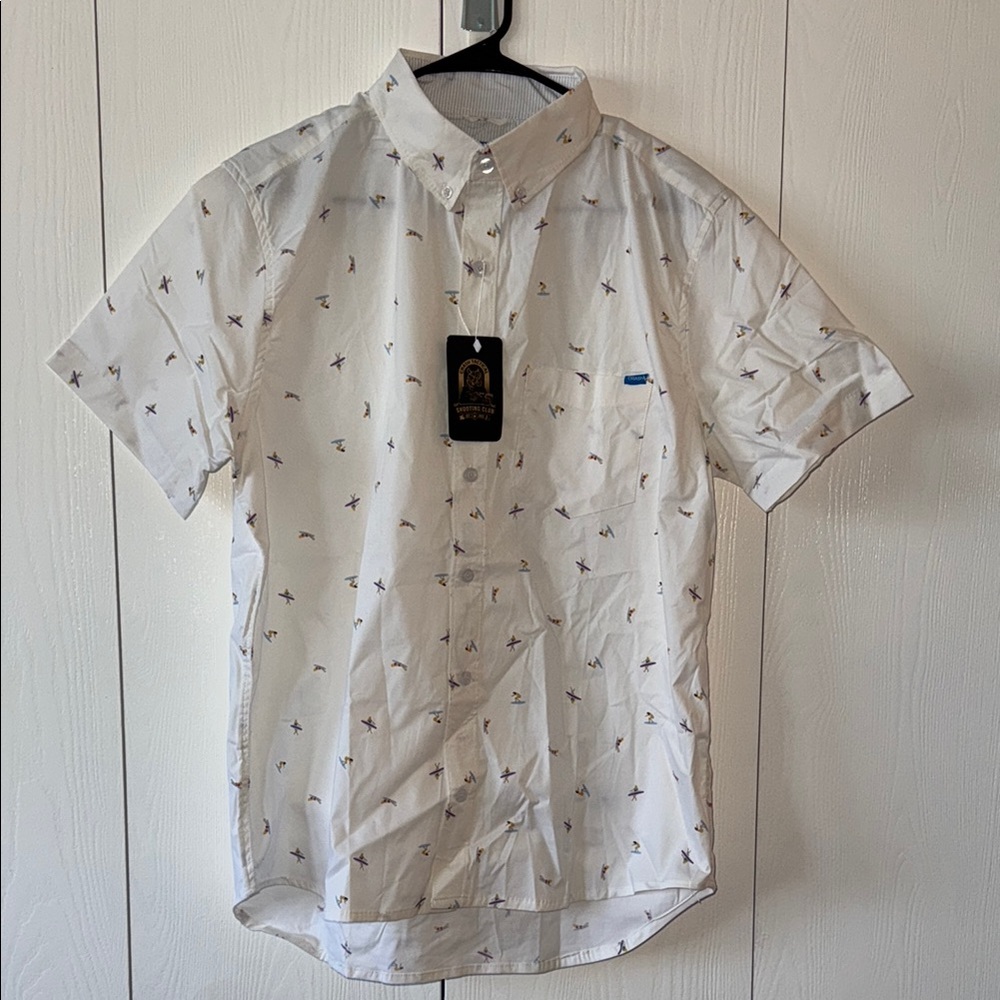 Surfer Short Sleeve Button down shirt